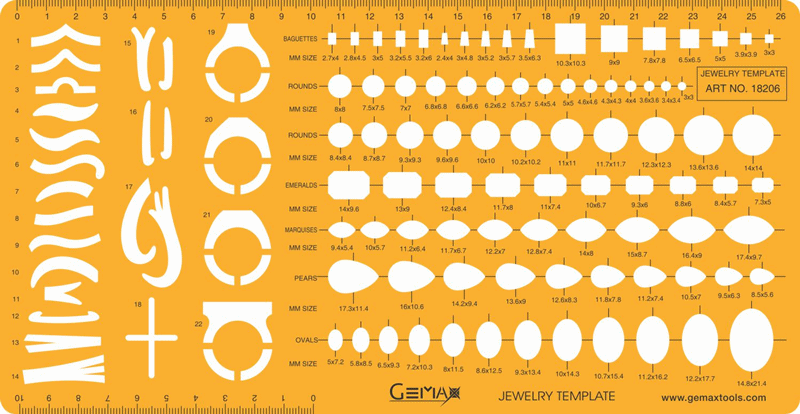 Jewelry Template - 18206