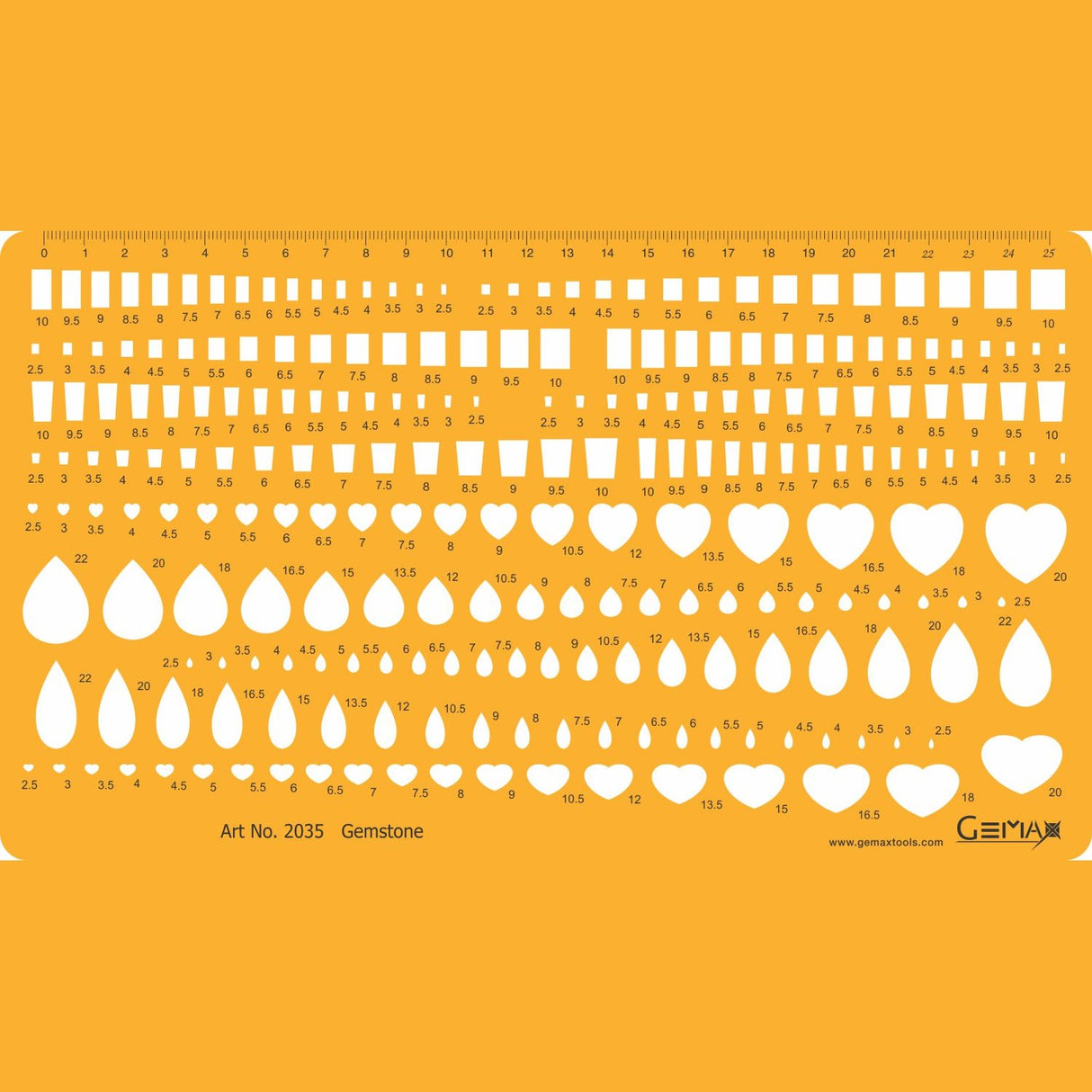 Jewelry Template - Gemstone - # 2035