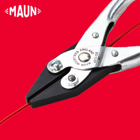 Parallel Flat Nose Plier - MAUN - L140mm - serrated jaws - #4860