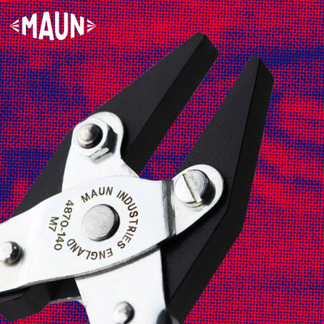 Parallel Flat Nose Plier - MAUN - L140mm - serrated jaws - #4860