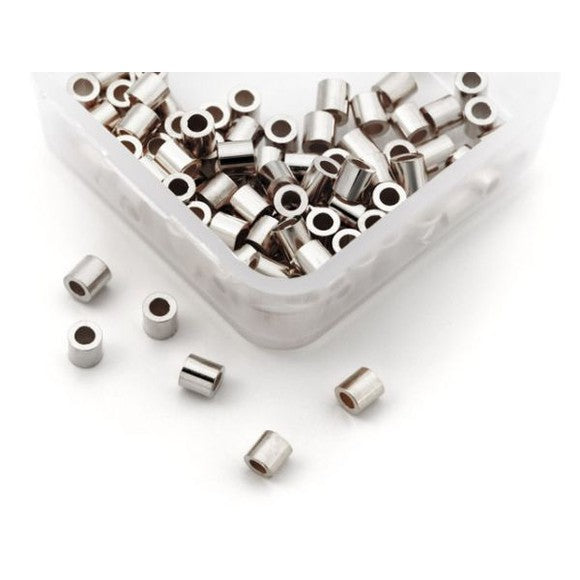 Crimp Tubes - Sterling Silver - 3 Sizes