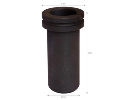 Graphite crucible for electric furnace 0,5 kg