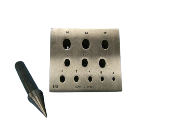 Bezel Block and Punch Set - OVAL
