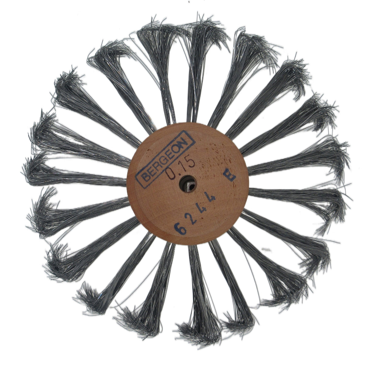 Bergeon 6244E steel wire scratch brush wheel Ø0.15 mm