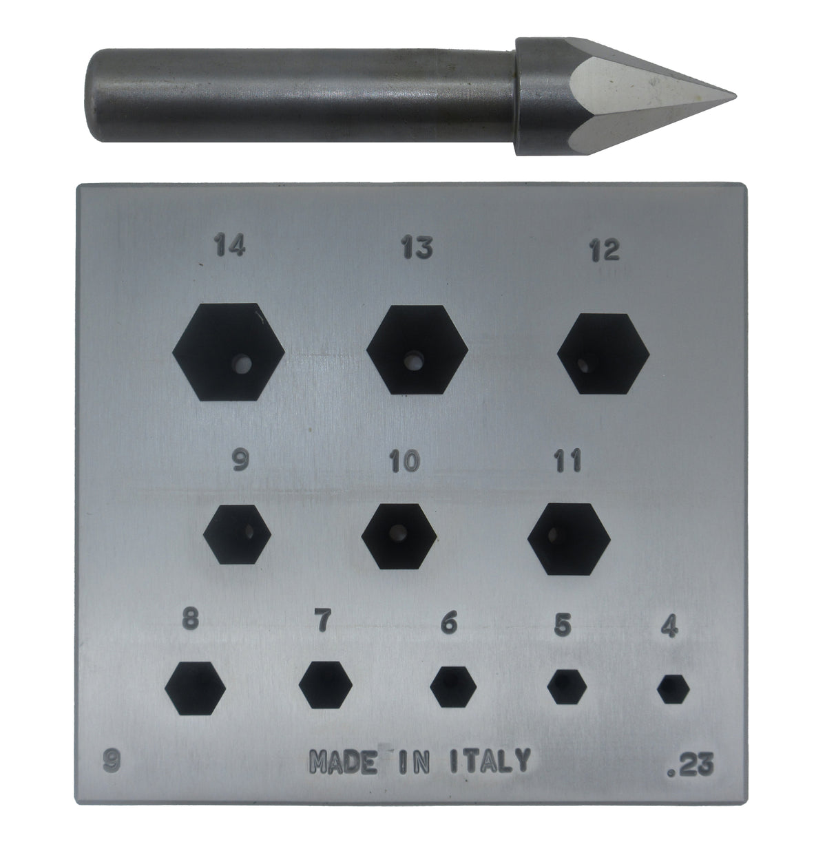 HEXAGONAL - Bezel Block and Punch Set