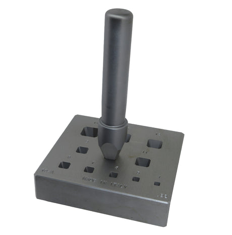 SQUARE CHAMFERED - Bezel Block and Punch Set