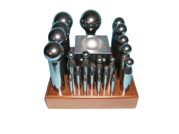 Complete Cube Dapping die SET 4 to 55 mm - MADE IN ITALY