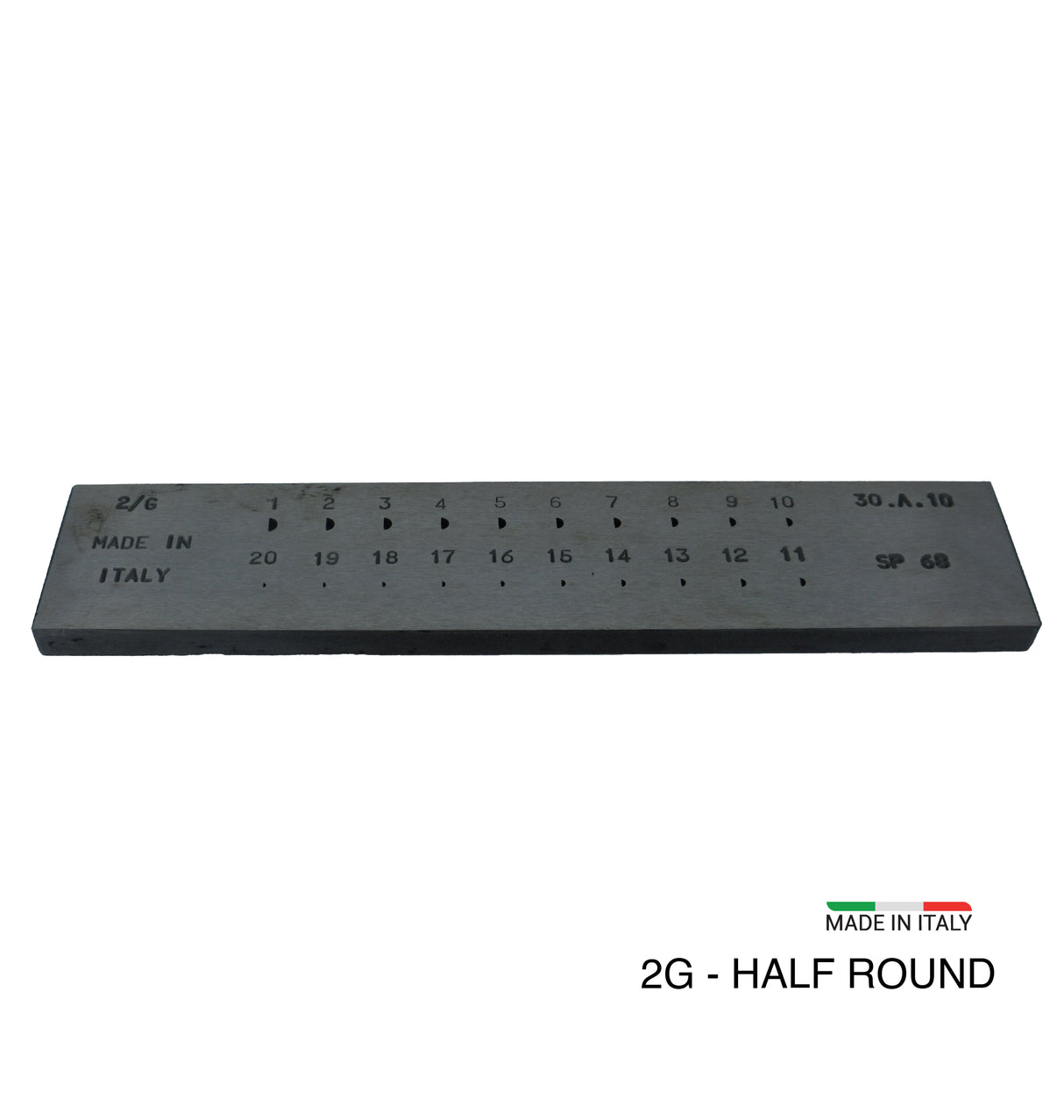 HALF ROUND 50% - Steel Drawplates - Italy