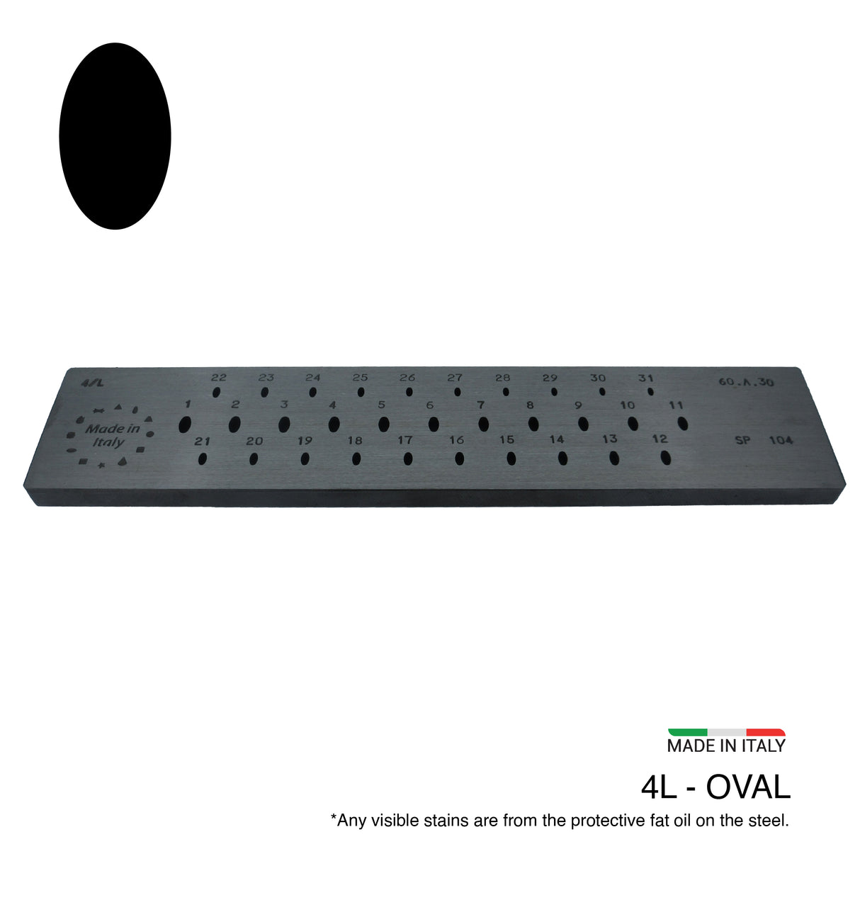 OVAL - Steel Drawplates - Italy