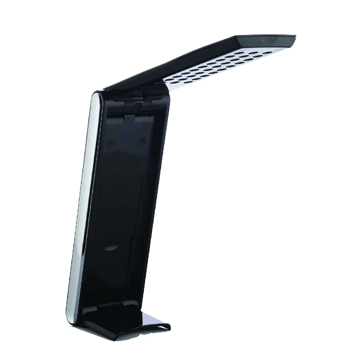 Black Foldi LED lamp showing 30 daylight LEDs for detailed work OPEN