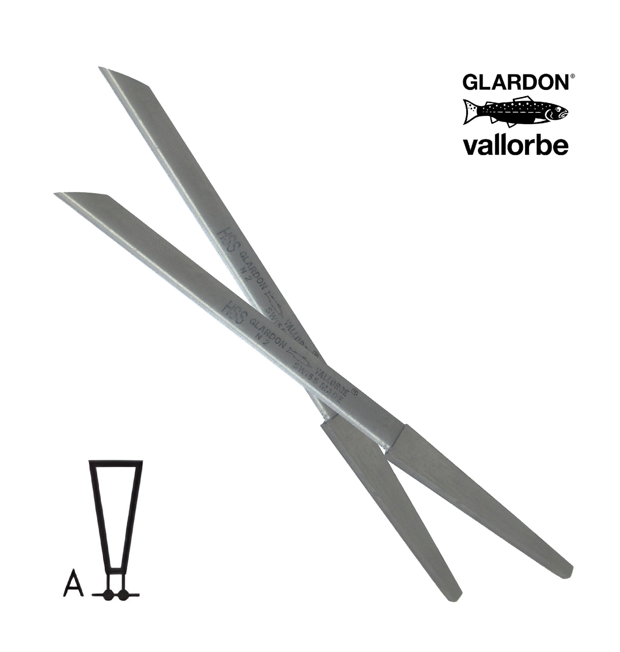 High Speed Gravers - Yellow Tang - VALLORBE - FLAT-HSS