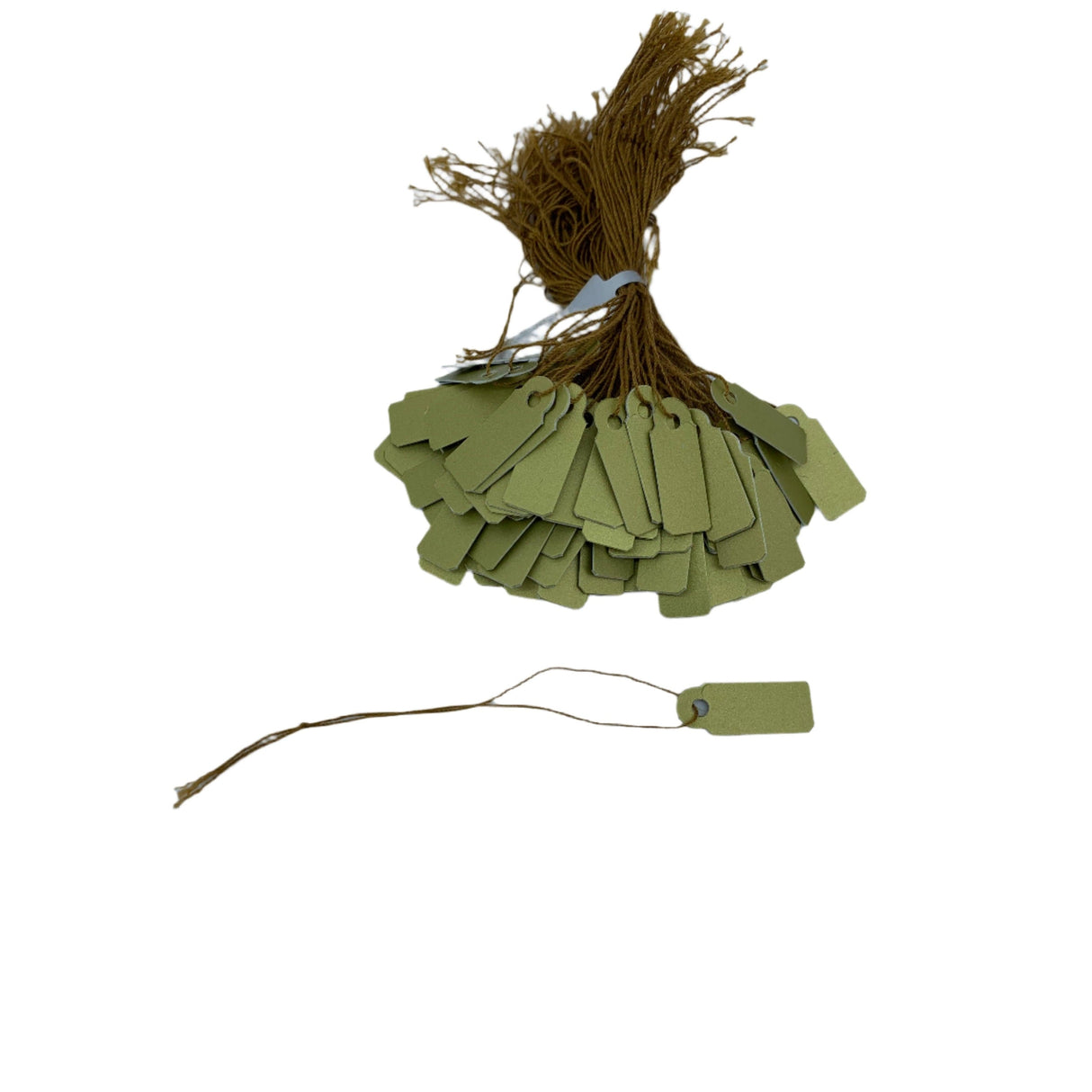 Tags PVC with string - GOLD