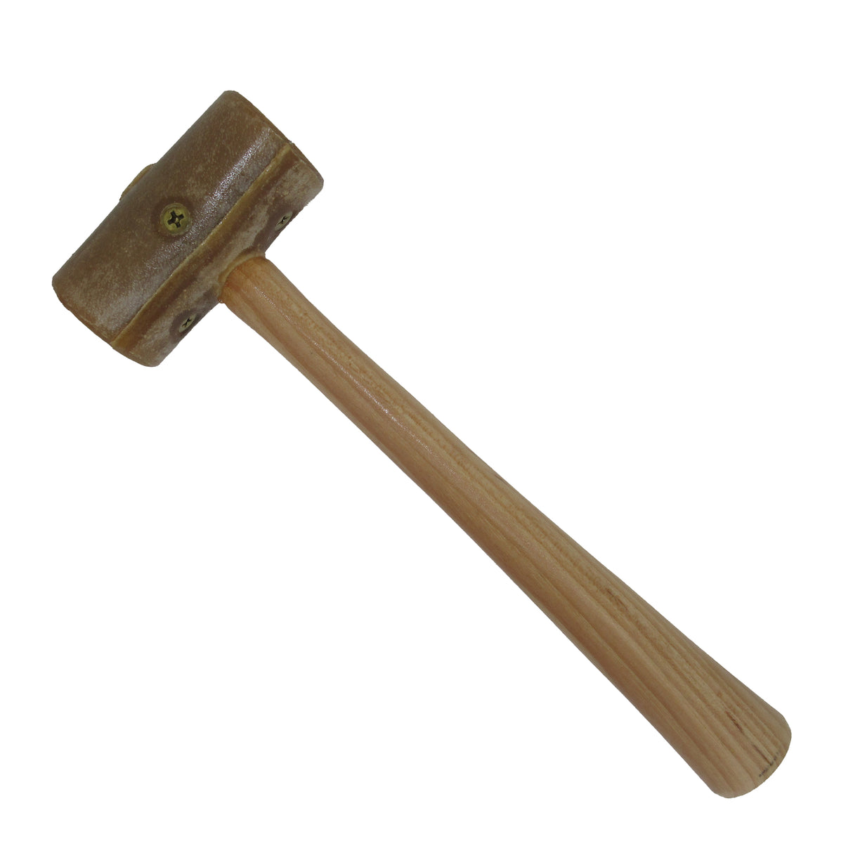 Durable rawhide striking mallet for woodworking and leathercraft