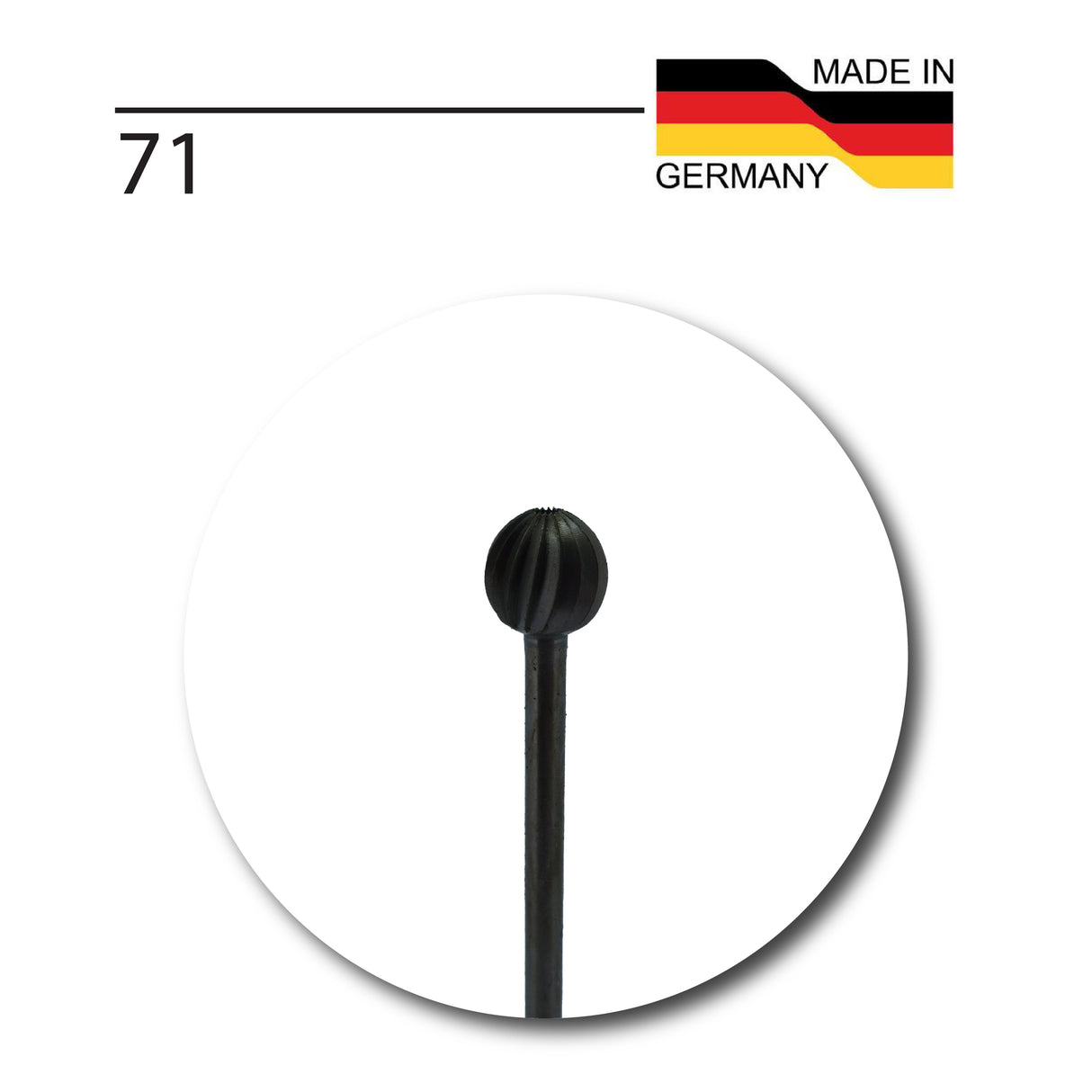 Round Bur - Steel - Meisinger -  Fig. 71