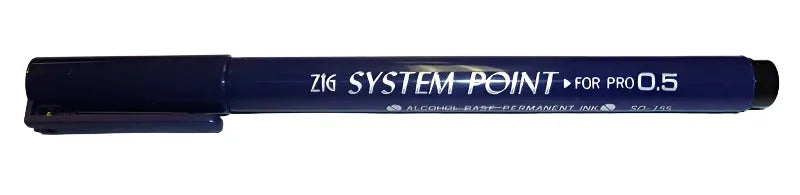 Promotion Markers - Zig System Point 0,5 - Kuretake Japan