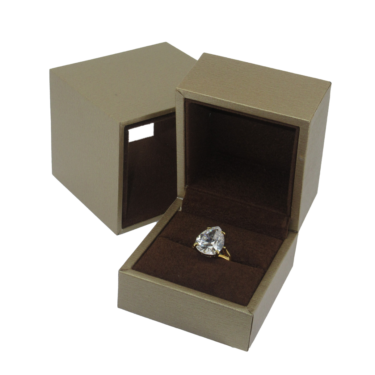 Luxury Double-Layer Ring Box