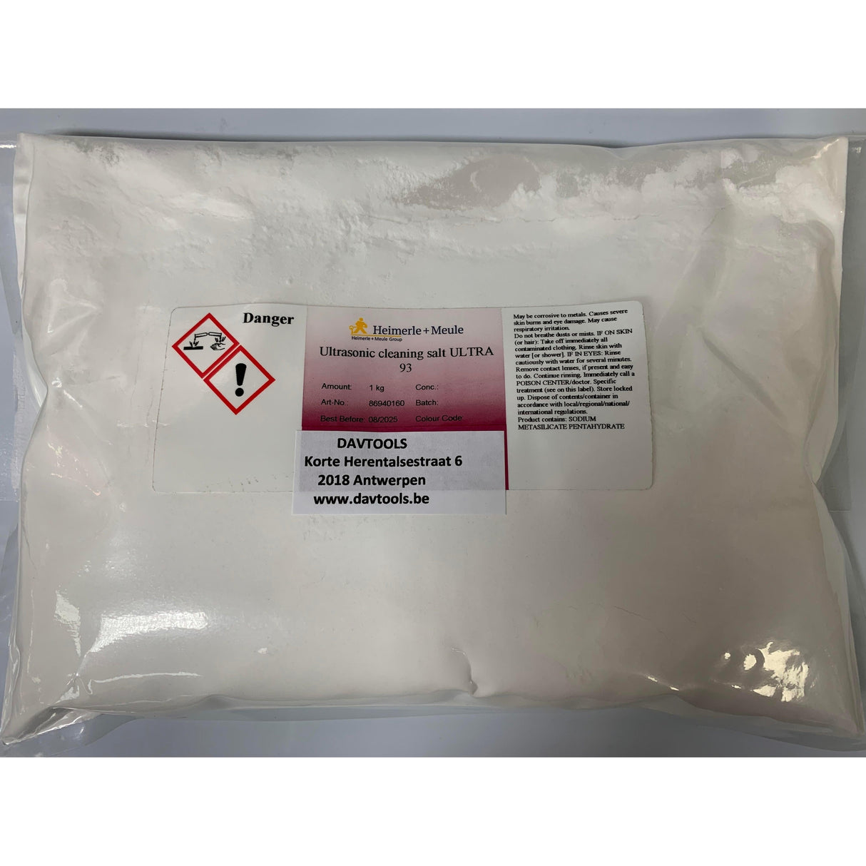 ULTRA SONIC CLEANING SALT ULTRA - Heimerle Meule - 1KG