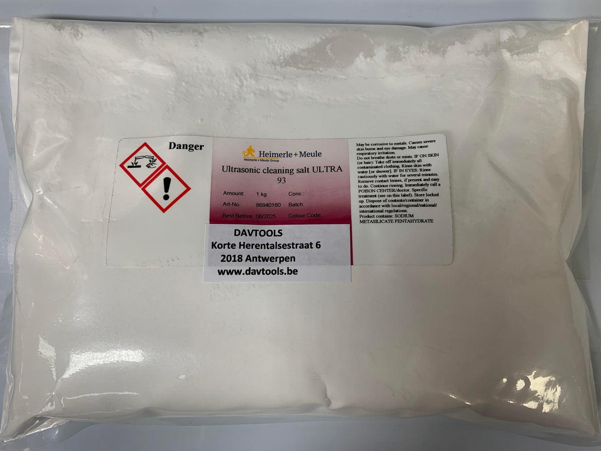 ULTRA SONIC CLEANING SALT ULTRA - Heimerle Meule  - 1KG