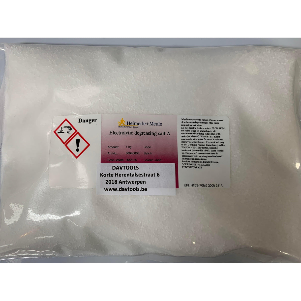 ELECTROLYTIC DEGREASING SALT A - 1 KG