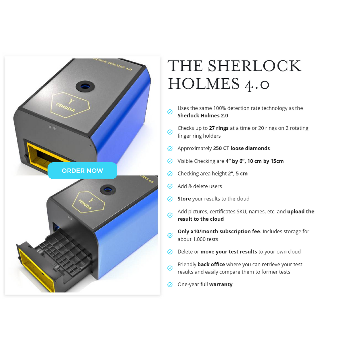 *NEW* Sherlock Holmes 4.0 CVD/HPHT Diamond Detector