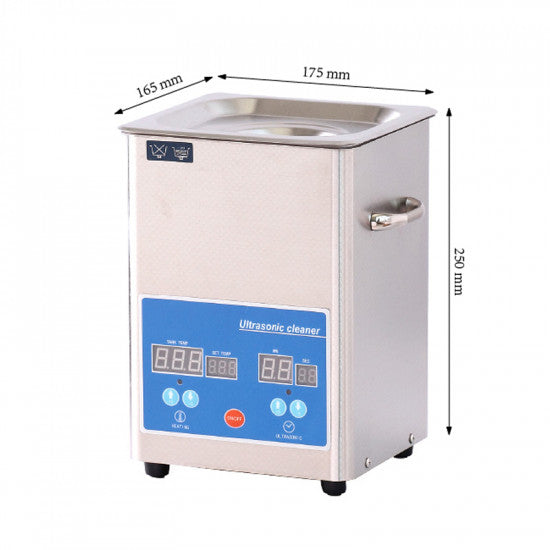 Ultrasonic Cleaning Machine - 2.50 L - HEATING - BASKET INCLUDED!
