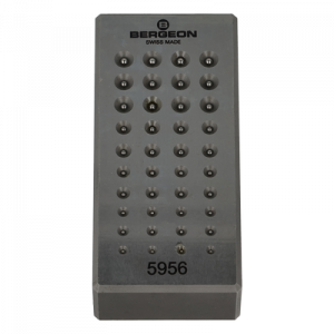 Blocs de perlage en acier trempé Ø 0,60 à 1,75 mm - BERGEON