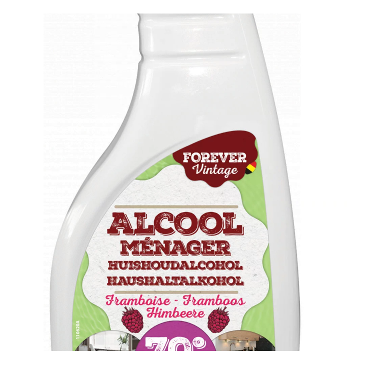 Household alcohol 70° perfumed - CLEANS, DEGREASES AND DISINFECTS