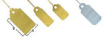 Tags PVC with string - GOLD