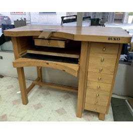 SECOND HAND WORK BENCH - 8 DRAWERS