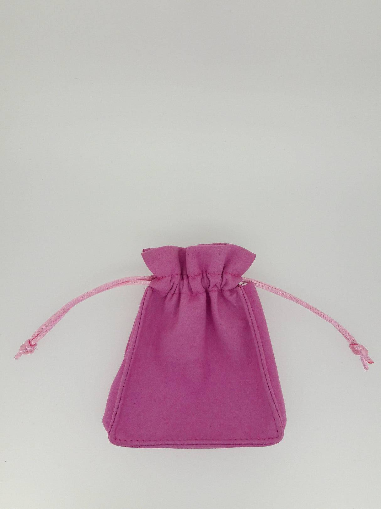 Fine Suede Pouch - Jewelry - PINK