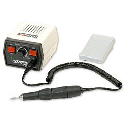 Micromotor with handpiece and pedal