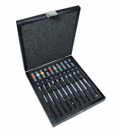 Box with 10 screwdrivers - Bergeon 30080-A10