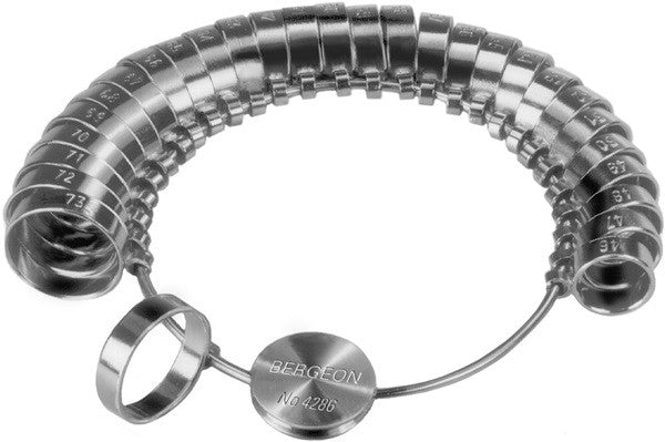 Metal finger Sizer for broad wedding rings - Bergeon 4286