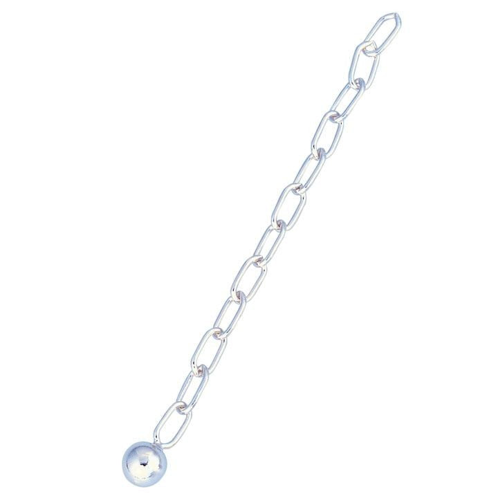 Prolongation chains 925/- silver with ball
