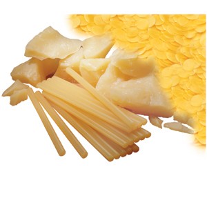 Yellow Sticky Wax - Bars - Length 125mm