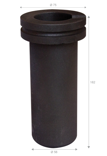 Graphite crucible for electric furnace 2kg