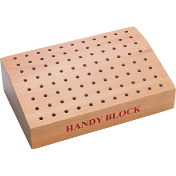 Wooden Bur Block - 88 holes