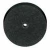 Silicone Unmounted Wheel - SQ/Edge - Black - Ø17x 6 x 1.5 MM