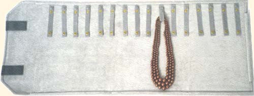 Jewellery Roll for Chains - 16 bundels - BLACK