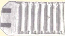 Jewelry Roll for Rings 7 Bars