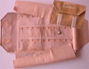 Jewellery Roll for 30 Pendants - 30 Hooks - BLACK