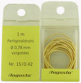 Spiral Wires for Necklaces - Silver Plated or Gold Plated