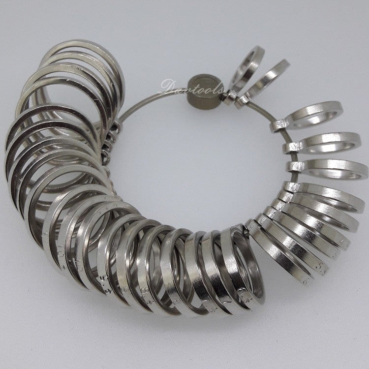 OUTLET! METAL RINGSIZER USA/CANADA - SIZES : 1 - 15.5