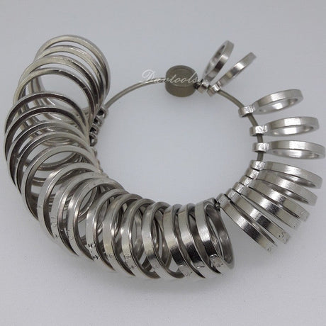 OUTLET! METAL RINGSIZER USA/CANADA - SIZES : 1 - 15.5