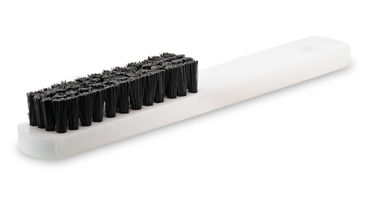 Washout brush with handle - White  Plexi body