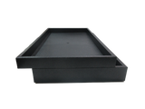 Stackable Plastic Trays - Black