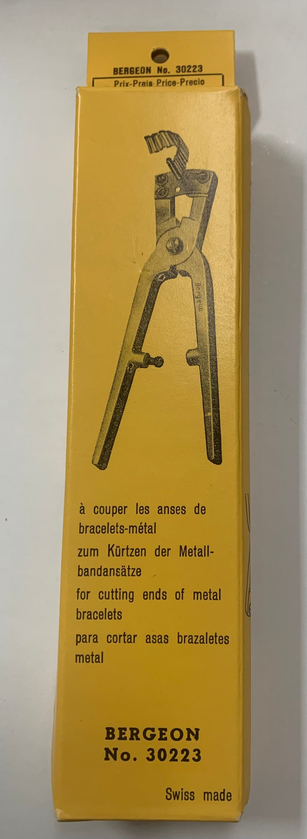 Tool for cutting bracelets - Bergeon nr. 30 223 - PROMO!