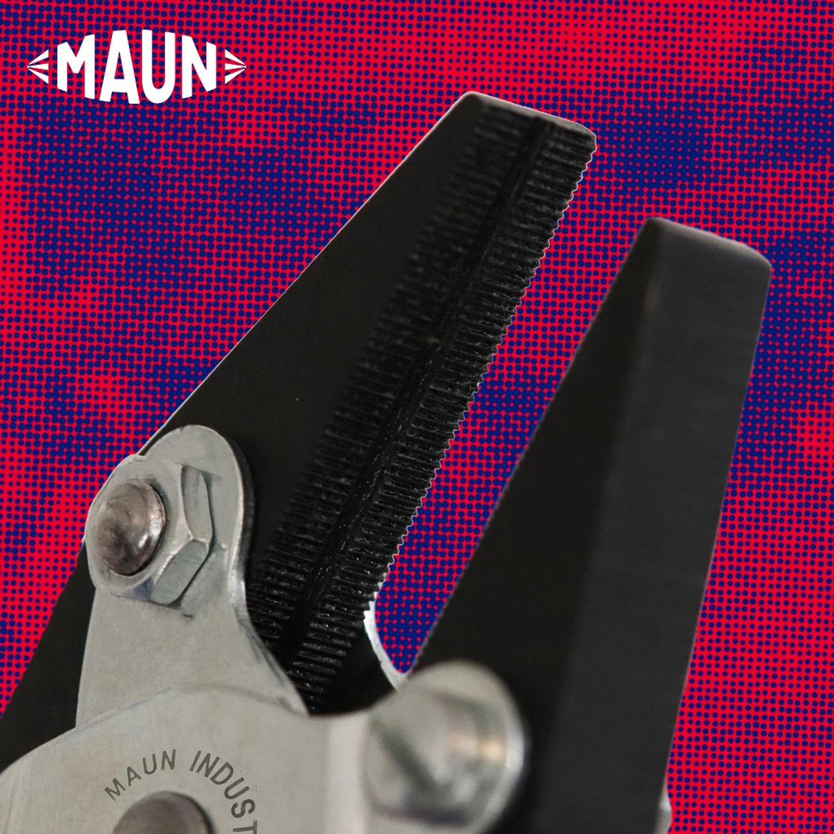 Parallel Flat Nose Plier - MAUN - L140mm - serrated jaws - #4860