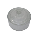 Glass pot with lid for acid storage – prevents evaporation and dust