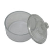 Glass pot with lid for acid storage – prevents evaporation and dust